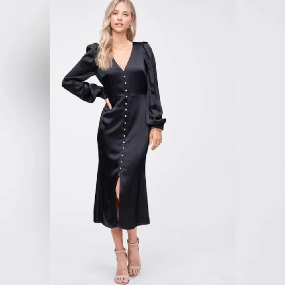 NWT En Saison Lizette satin dress